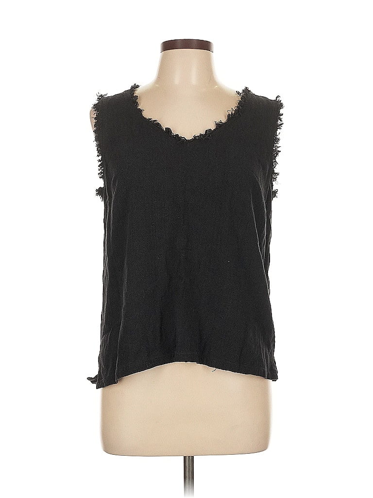 Gilli Black Sleeveless Top Size L 31 off ThredUp