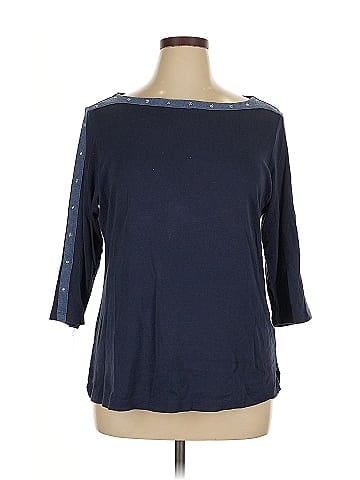 Karen Scott 3/4 Sleeve Top (view 1)
