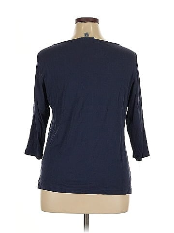 Karen Scott 3/4 Sleeve Top (view 2)