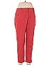 Carlisle Solid Red Casual Pants Size 12 - photo 1