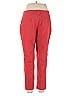 Carlisle Solid Red Casual Pants Size 12 - photo 2