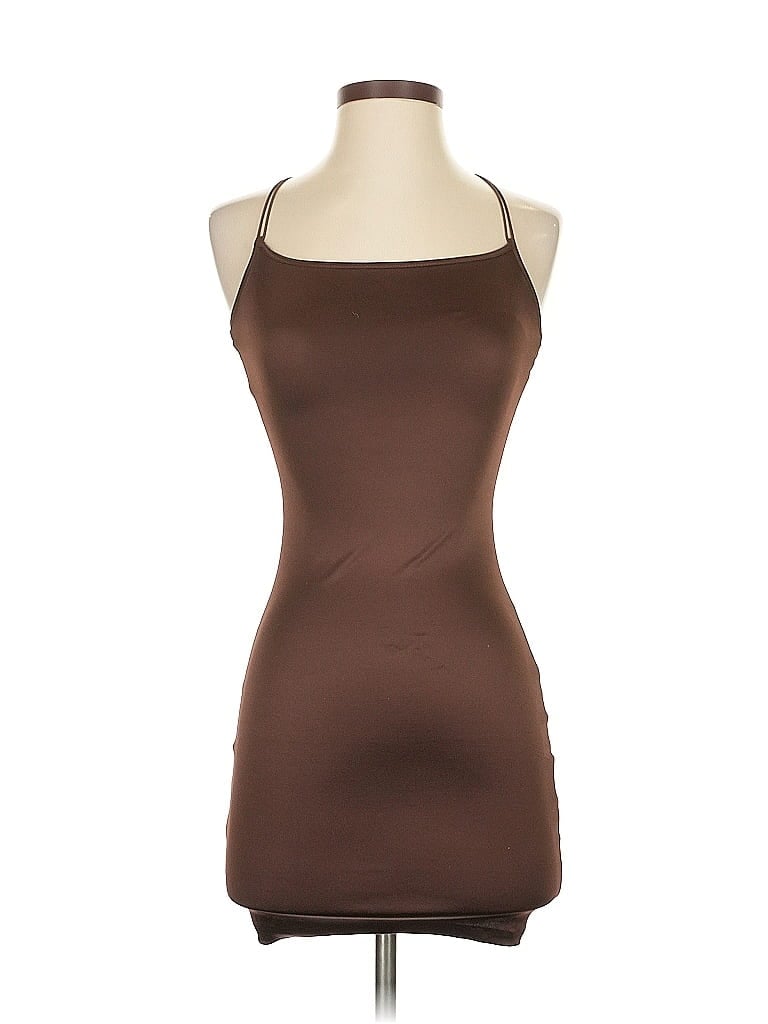Pre-owned Divided By H&m Cocktail Dress In Brown