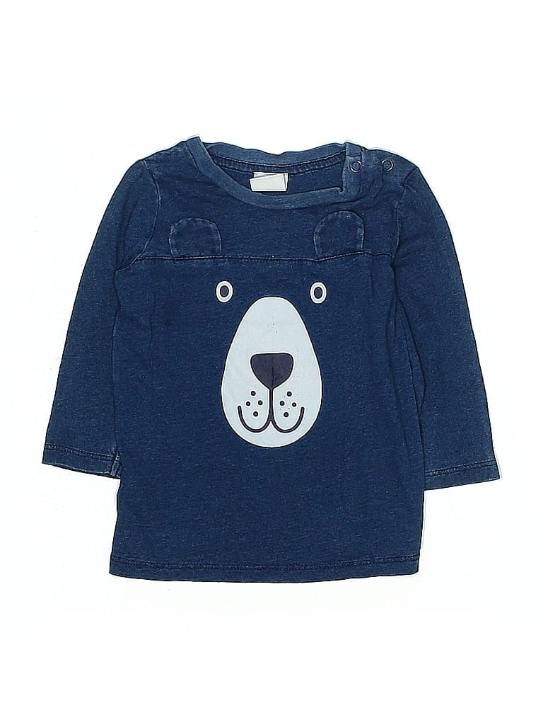 Click to view more detailed imagery on our partner's website Pre-owned Seed Heritage Babies' 3/4 Sleeve T-shirt In Blue