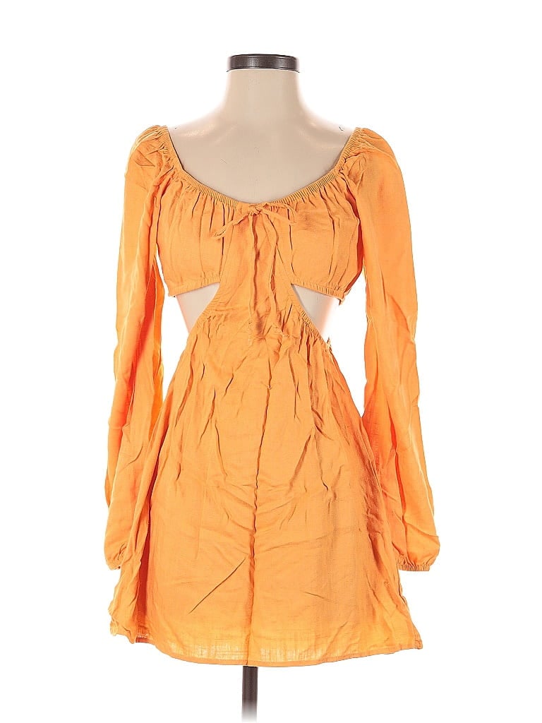 Pre-owned Wild Fable Casual Dress In Orange