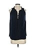 Elie Blue Sleeveless Blouse Size XS - photo 1
