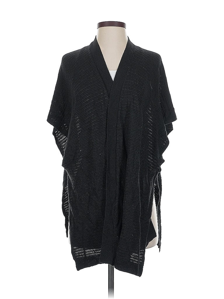 Pre-owned Ann Taylor Loft Kimono In Black