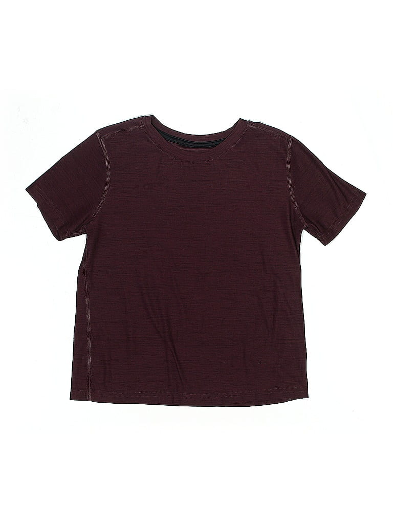 Pre-owned Active By Old Navy Kids' Short Sleeve Top Burgundy Tops