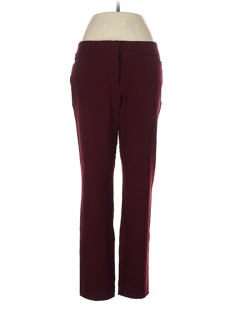 Pre-owned Ann Taylor Factory Casual Pants In Burgundy