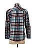 Eddie Bauer Plaid Teal Long Sleeve Button-Down Shirt Size XS - photo 2