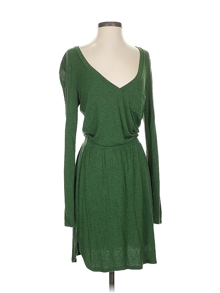 Pre-owned Bordeaux Casual Dress In Green