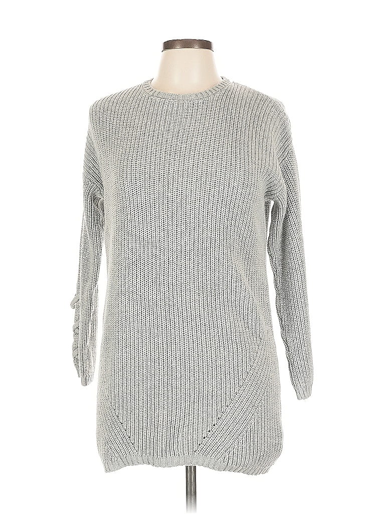 Pre-owned Forever 21 Pullover Sweater In Gray