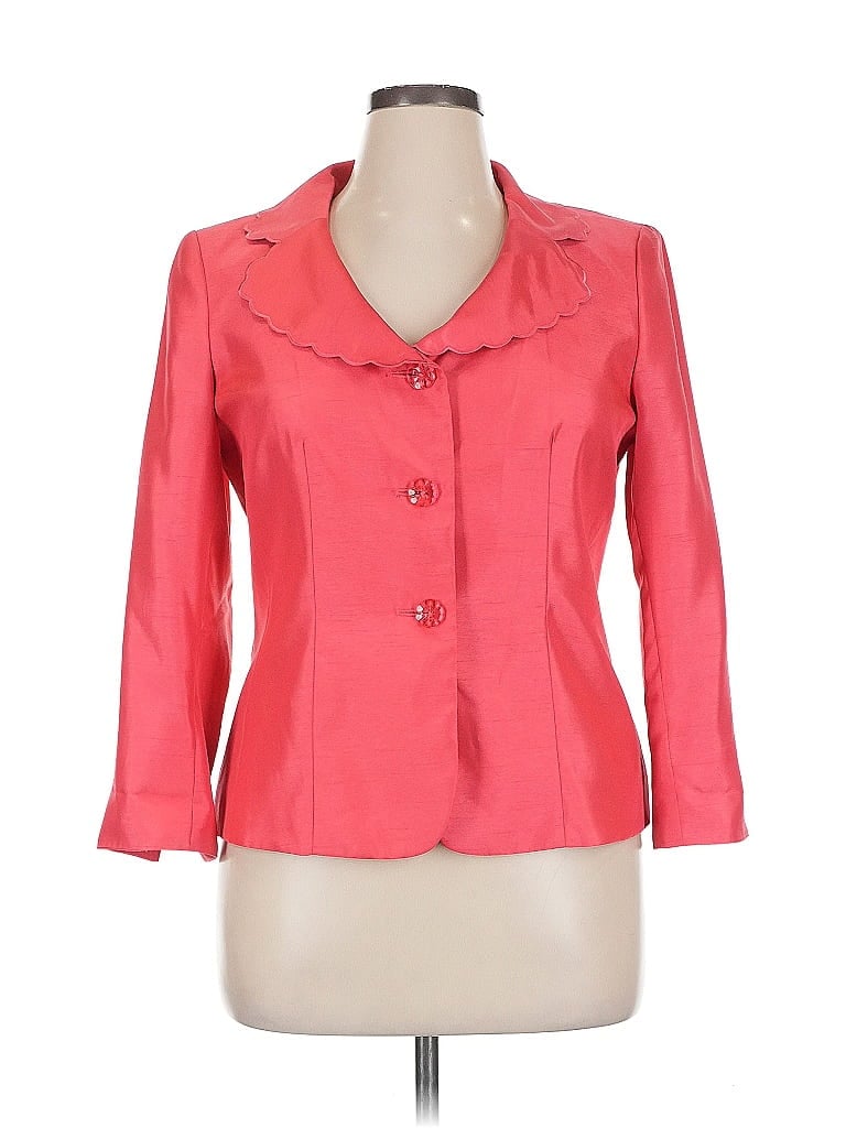 Pre-owned Le Suit Blazer Jacket In Pink