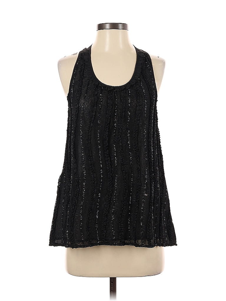 Pre-owned Romeo & Juliet Couture Sleeveless Blouse In Black