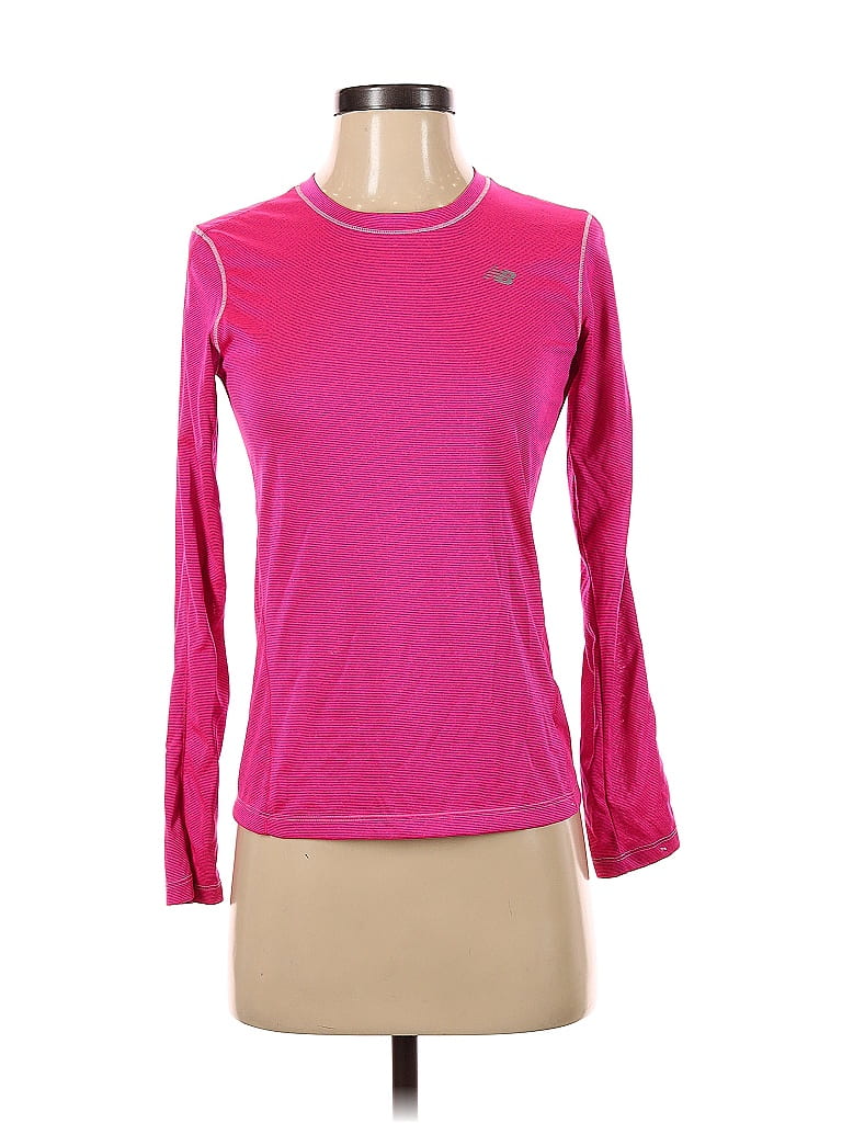 Click to view more detailed imagery on our partner's website Pre-owned New Balance Long Sleeve Top Pink Crew Neck Tops
