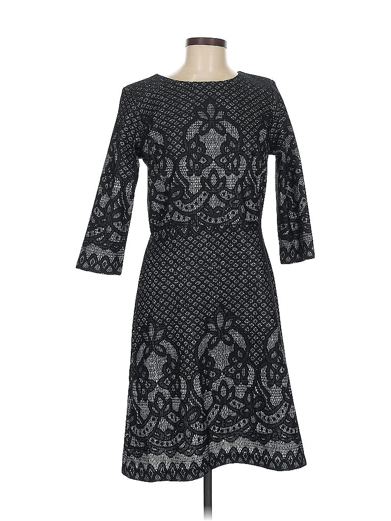 Pre-owned Gabby Skye Casual Dress In Gray