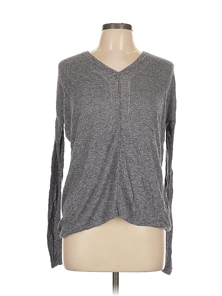 Pre-owned Vince Pullover Sweater In Gray