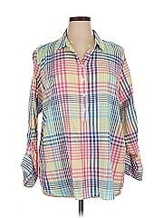 Talbots Outlet 3/4 Sleeve Button Down Shirt