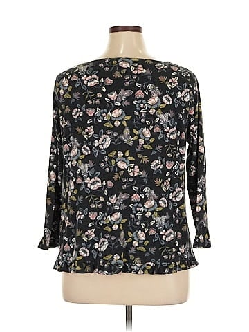 Ann Taylor LOFT 3/4 Sleeve T-Shirt (view 2)