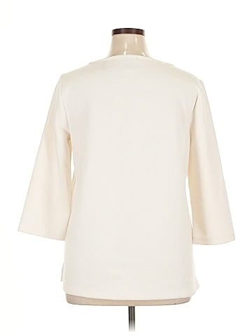 Ann Taylor Factory 3/4 Sleeve T-Shirt (view 2)