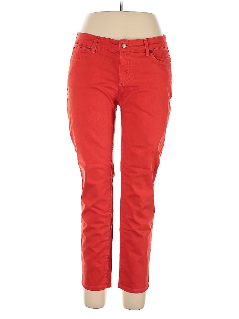 EILEEN FISHER Pre-owned Jeans In Red
