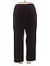 Linda Allard Ellen Tracy Solid Burgundy Casual Pants Size 16 - photo 2