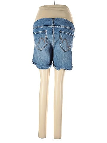 Indigo Blue Denim Shorts (view 2)