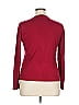 August Silk Burgundy Cardigan Size XL - photo 2