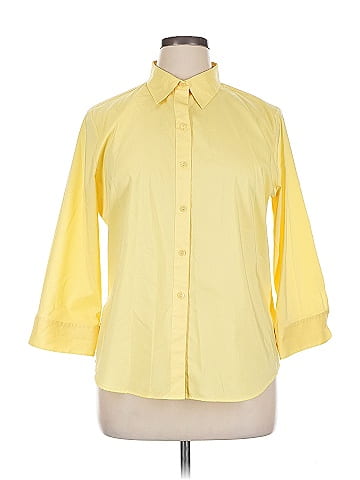 Foxcroft 3/4 Sleeve Button-Down Shirt (view 1)