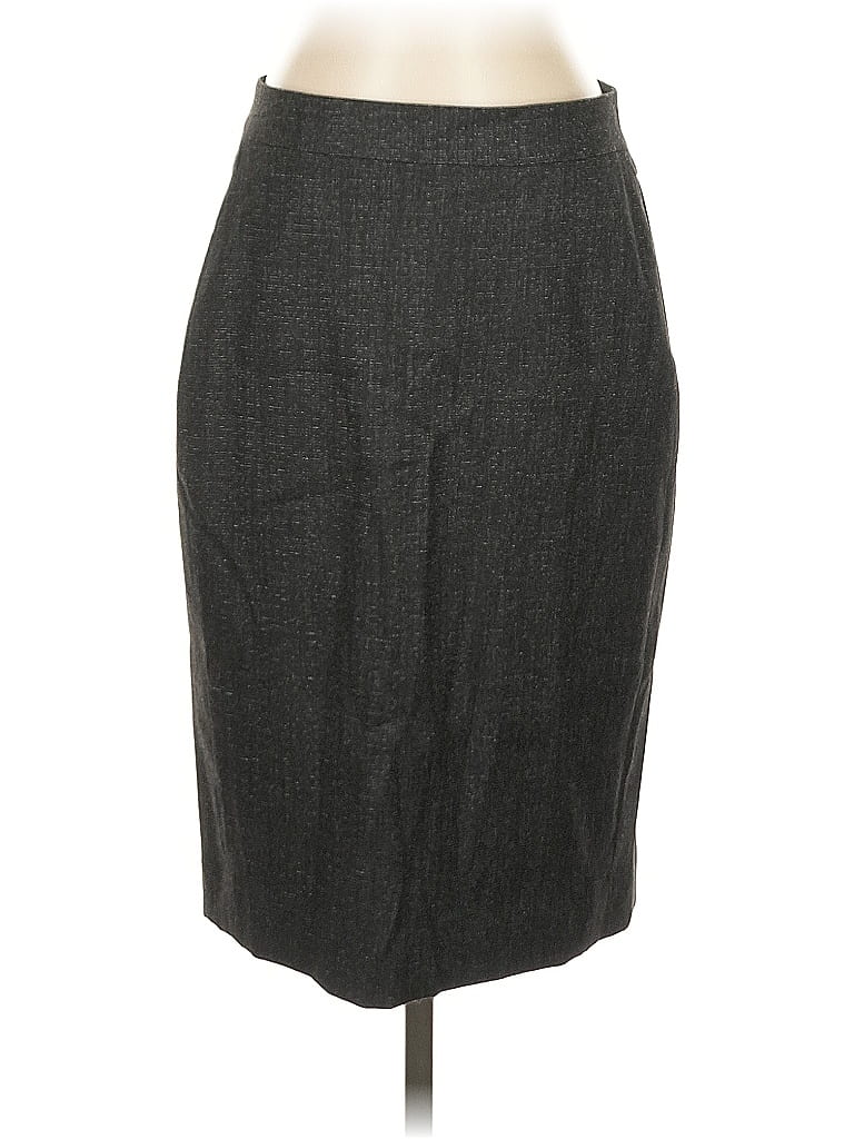 Pre-owned Ann Taylor Formal Skirt In Gray