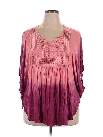 One World 3/4 Sleeve Blouse (view 1)