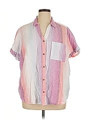 Terra & Sky Short Sleeve Button Down Shirt