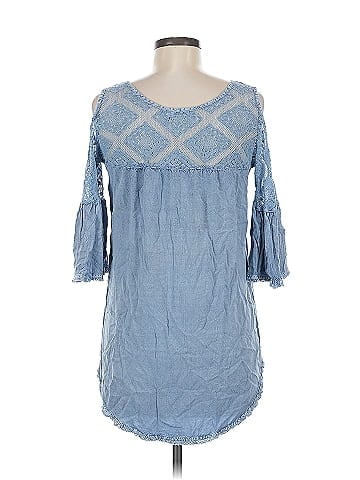 Earthbound Trading Co. 3/4 Sleeve Blouse (view 2)