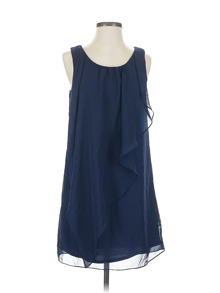 Pre-owned Iz Byer Casual Dress In Blue