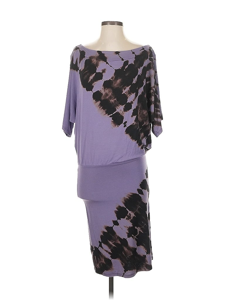 Pre-owned Go Couture Cocktail Dress In Purple