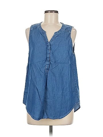 Lucky Brand Sleeveless Button-Down Shirt (view 1)
