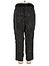 H&M 100% Polyester Polka Dots Black Casual Pants Size 14 - photo 2