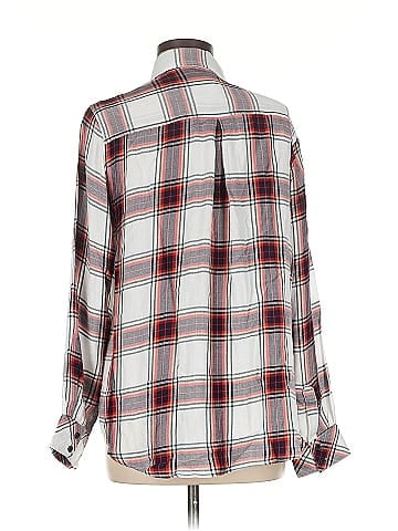 Cosmic Blue Love Long Sleeve Button-Down Shirt (view 2)