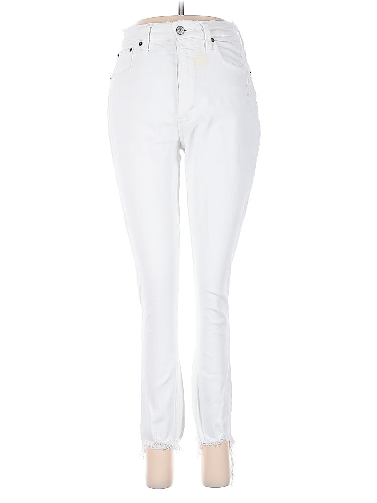 Pre-owned Abercrombie & Fitch Jeans In White