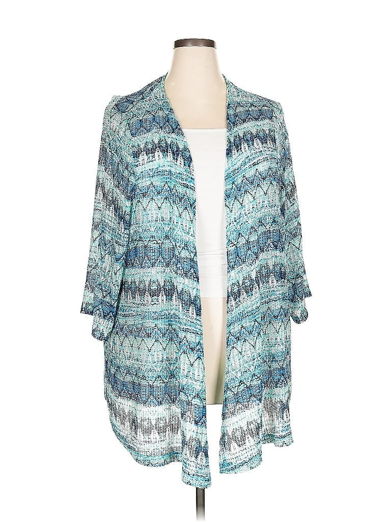Catherines 100% Spandex Teal Kimono Size 22-24W - photo 1