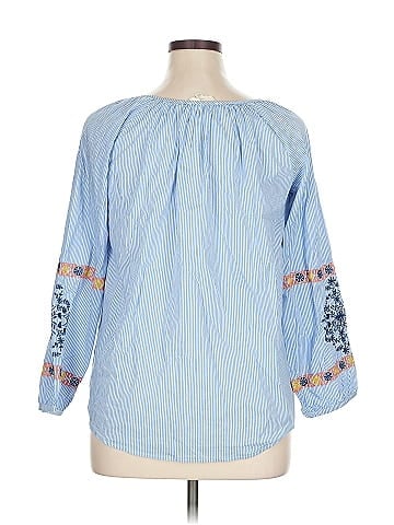 Blu Pepper 3/4 Sleeve Blouse (view 2)