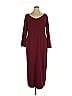 Eddie Bauer 100% Cotton Burgundy Casual Dress Size XL - photo 1