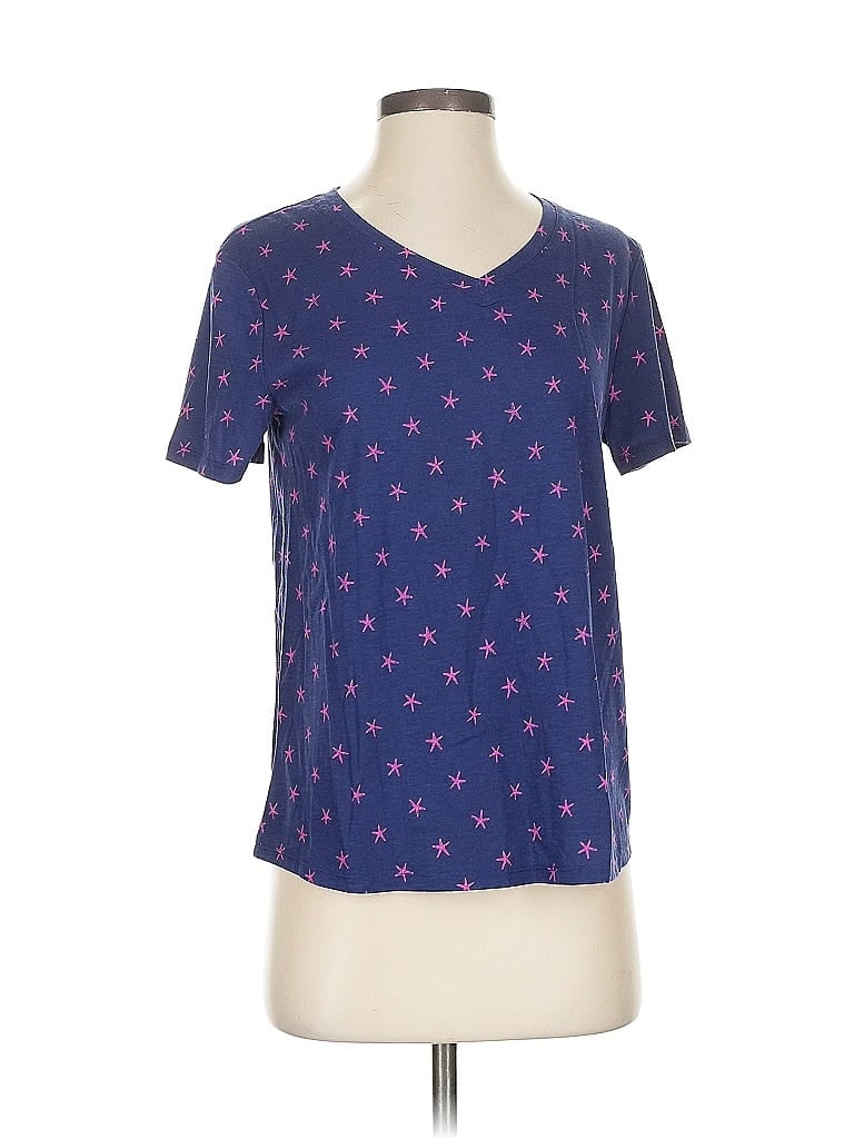 Pre-owned Fresh Produce Short Sleeve T-shirt In Blue