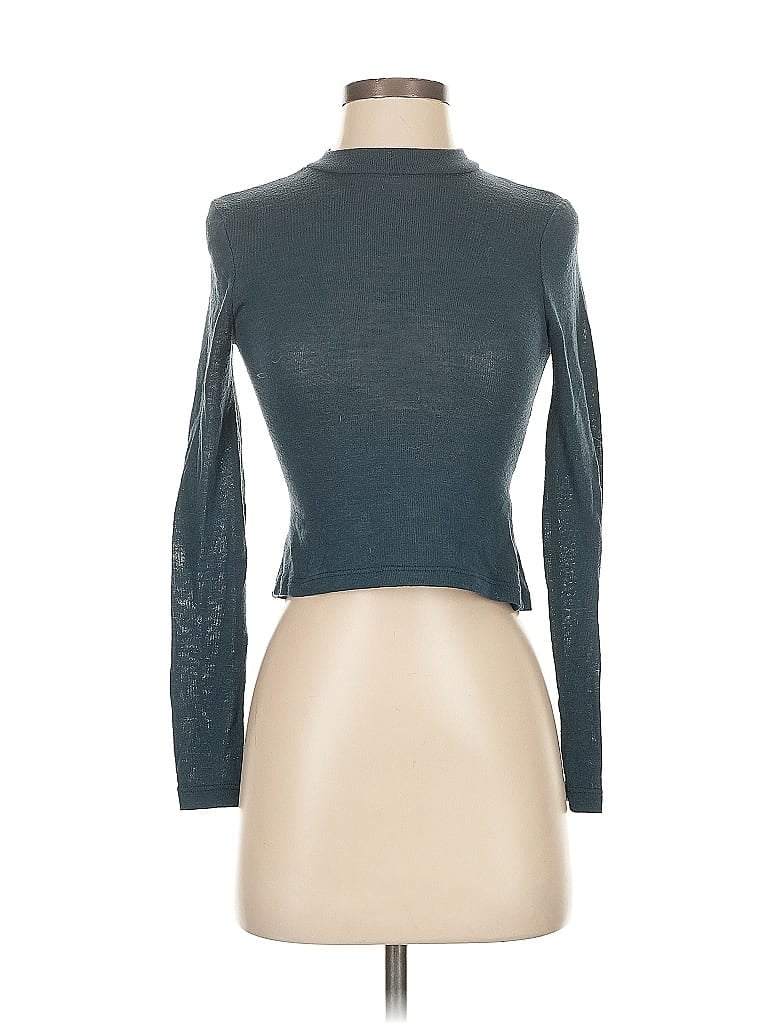 MISSGUIDED Pre-owned Long Sleeve Turtleneck In Blue