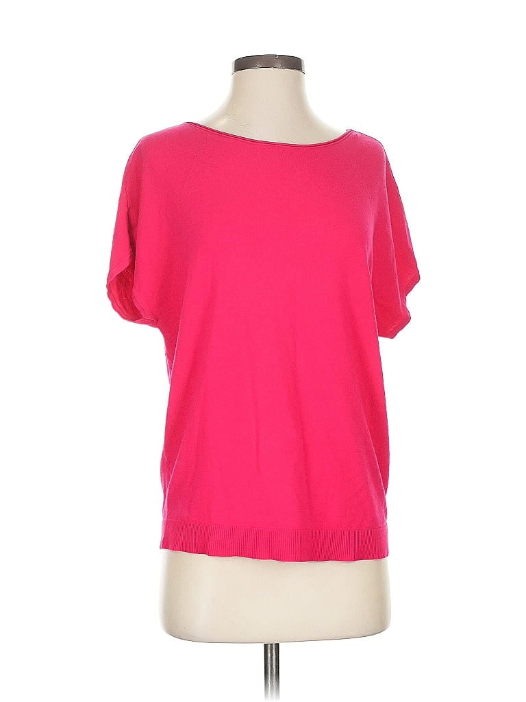 Pre-owned Ann Taylor Loft Short Sleeve T-shirt In Pink