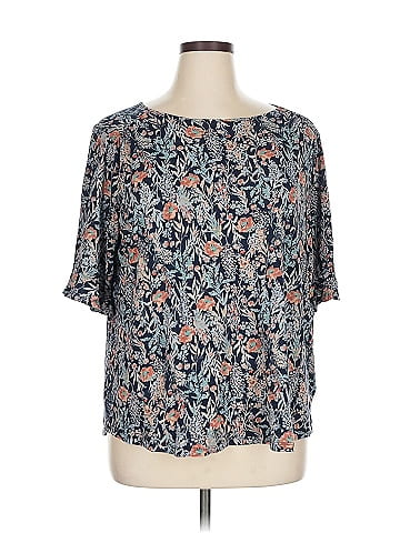 Lucky Brand Short Sleeve Blouse (view 1)