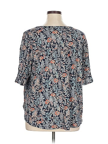 Lucky Brand Short Sleeve Blouse (view 2)