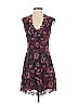 Karen Millen 100% Polyester Paisley Burgundy Purple Casual Dress Size 4 - photo 1