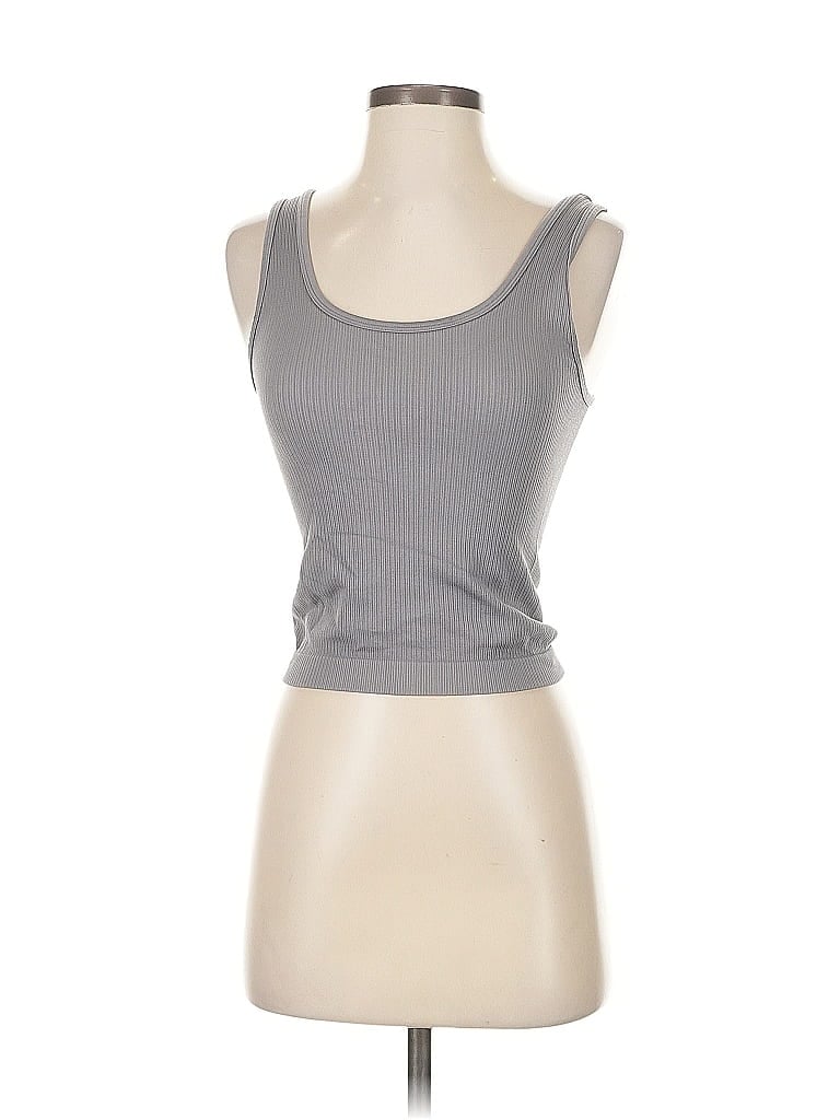 Pre-owned A New Day Sleeveless Top Gray Scoop Neck Tops