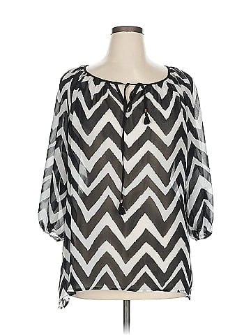 New Directions 3/4 Sleeve Blouse (view 1)