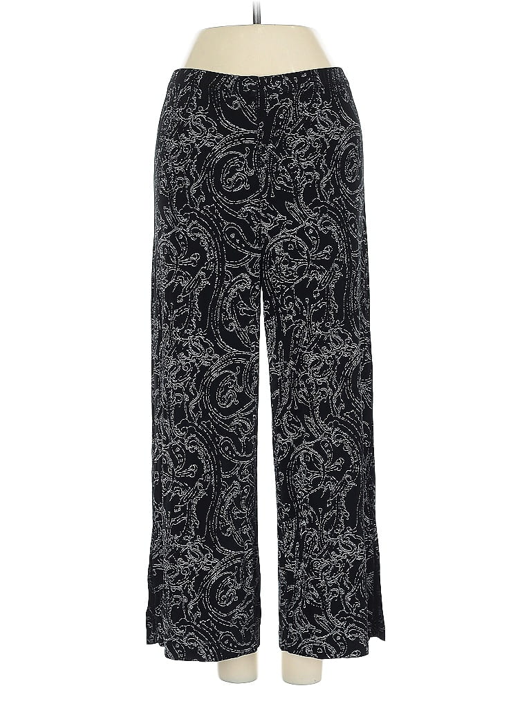 Travelers by Chico's Paisley Black Casual Pants Size Sm (0) - photo 1